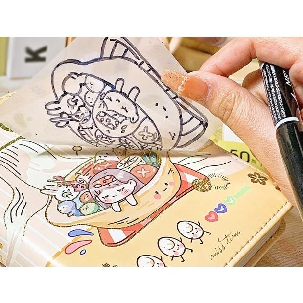 透明便利貼 透明N次貼 PET透明便利貼 無印風透明便利貼 便條紙 備忘錄 🔥台灣現貨🔥 😽198玩具城😽 W1083-細節圖4