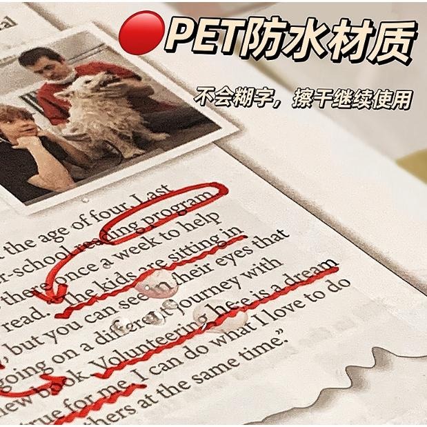 透明便利貼 透明N次貼 PET透明便利貼 無印風透明便利貼 便條紙 備忘錄 🔥台灣現貨🔥 😽198玩具城😽 W1083-細節圖5