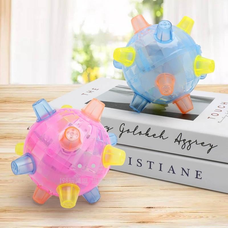 音樂跳跳球 閃光跳舞球 發光球 跳舞球 發光跳跳球 聲光跳跳球 發光玩具 🔥台灣現貨🔥 😽198玩具城😽 W1357-細節圖8