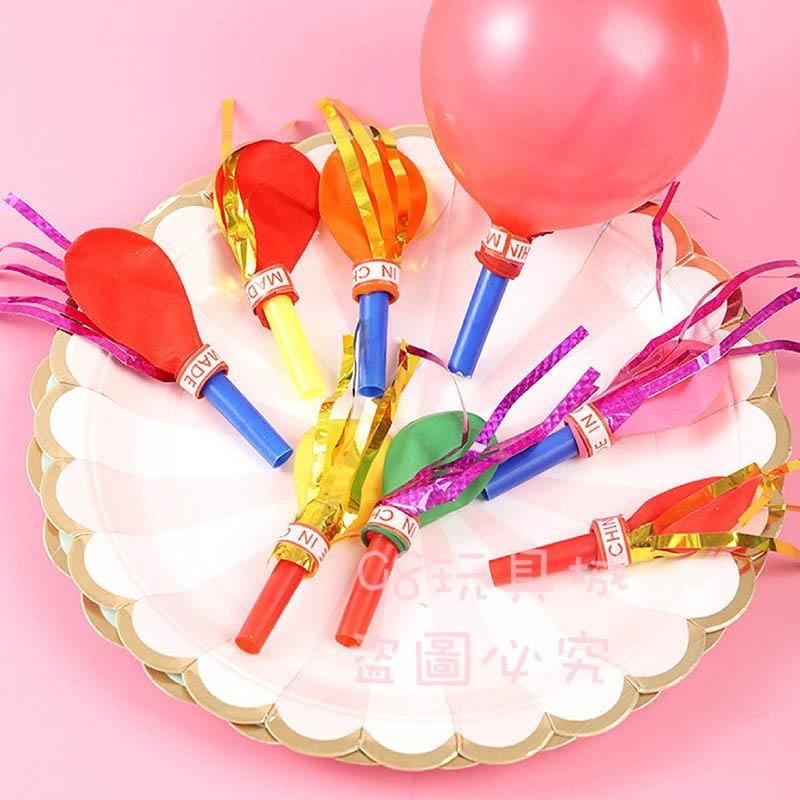 口哨氣球 哨子氣球 吹氣球 吹龍玩具 喇叭氣球 商檢合格 口哨吹龍 生日派對 🔥台灣現貨🔥 😽198玩具城😽 W1239-細節圖4