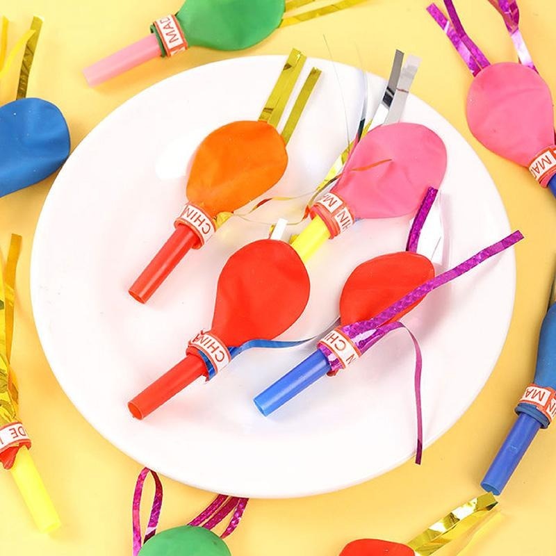 口哨氣球 哨子氣球 吹氣球 吹龍玩具 喇叭氣球 商檢合格 口哨吹龍 生日派對 🔥台灣現貨🔥 😽198玩具城😽 W1239-細節圖6