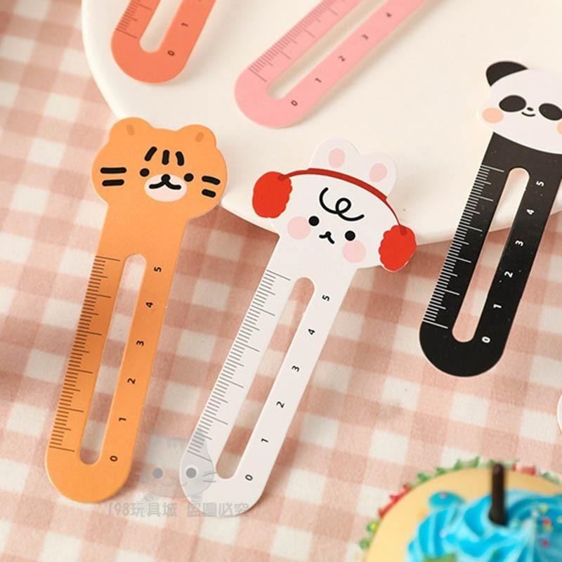 書籤 造型書籤 書籤尺 可愛書籤 手帳書籤 手帳尺 動物造型書籤 文具 🔥台灣現貨🔥 😽198玩具城😽 W1422-細節圖5
