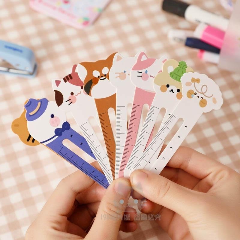 書籤 造型書籤 書籤尺 可愛書籤 手帳書籤 手帳尺 動物造型書籤 文具 🔥台灣現貨🔥 😽198玩具城😽 W1422-細節圖7