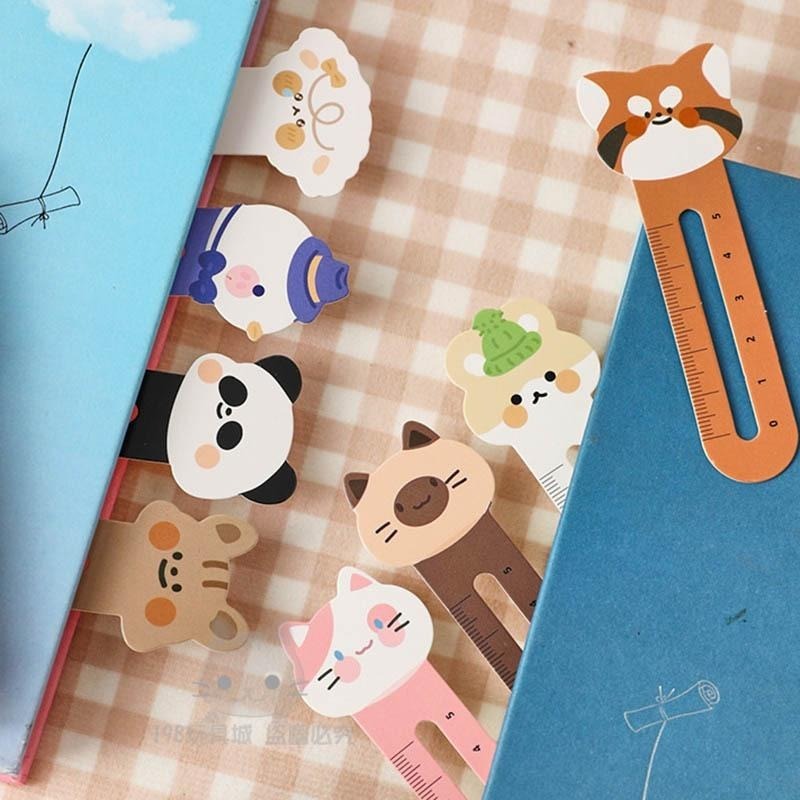 書籤 造型書籤 書籤尺 可愛書籤 手帳書籤 手帳尺 動物造型書籤 文具 🔥台灣現貨🔥 😽198玩具城😽 W1422-細節圖8