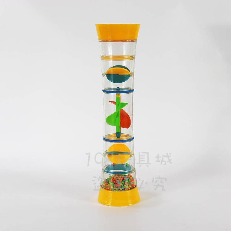 雨聲筒 沙鈴 手搖鈴 沙漏音樂玩具 雨聲沙漏 幼教樂器 沙沙聲 環境效果樂器 🔥台灣現貨🔥 😽198玩具城😽 W1242-細節圖6