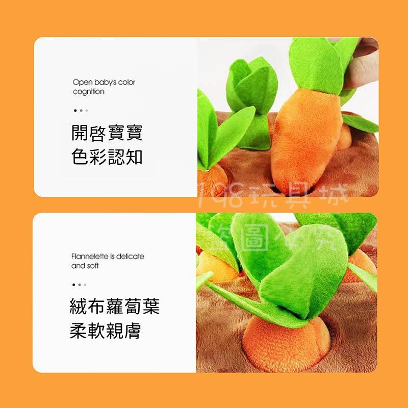 拔蘿蔔玩具 拔蘿蔔 寶寶拔蘿蔔 寵物玩具 益智玩具 早教玩具 毛絨玩具 🔥台灣現貨🔥 😽198玩具城😽 W1222-細節圖3