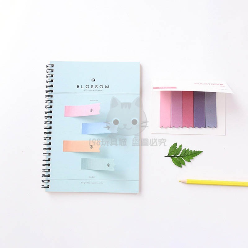 便利貼 漸層便利貼 日系唯美便利貼 韓國流行便利貼 備忘錄 多色可選 🔥台灣現貨🔥 😽198玩具城😽 W284-細節圖7