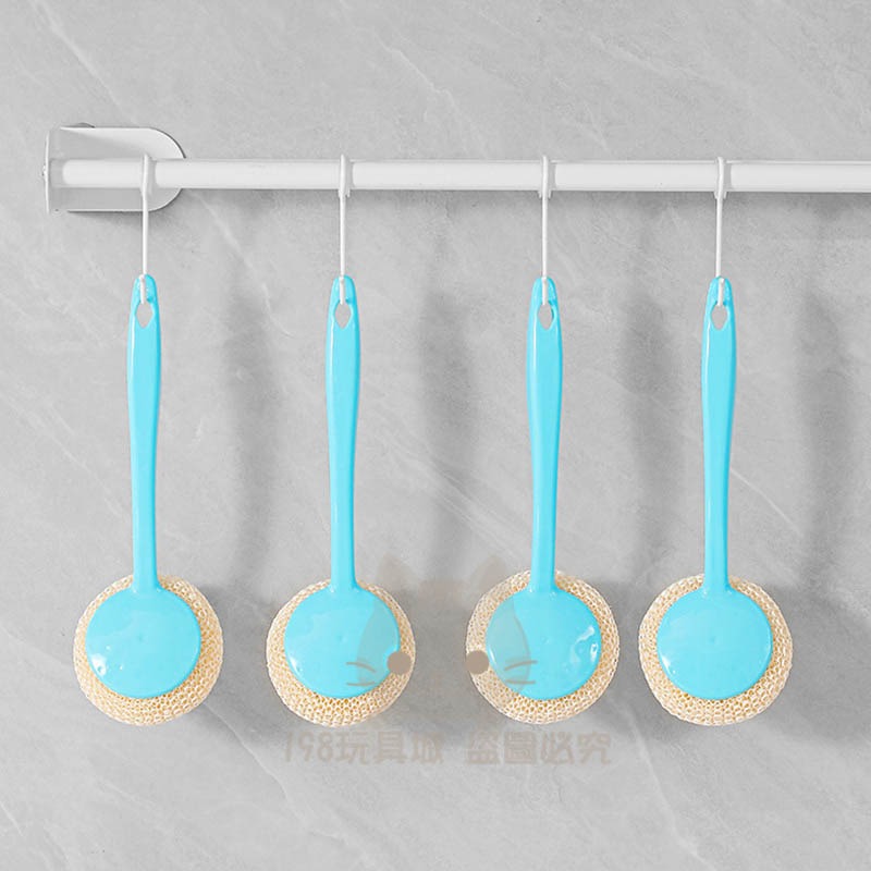 洗鍋刷 長柄鍋刷碗 鍋具清潔刷 洗碗刷子 納米清潔刷 去污鍋刷 清潔刷 洗碗刷 台灣現貨 198玩具城 W1601-細節圖9