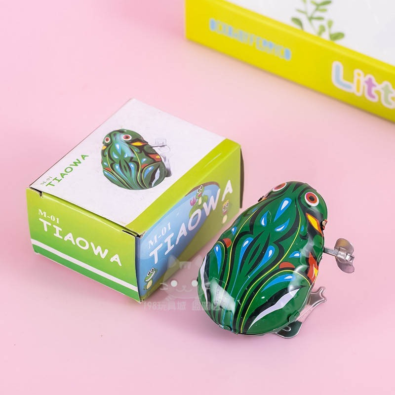 發條玩具 懷舊玩具  鐵皮青蛙 上鍊發條玩具鐵皮公雞 坦克車 兒童玩具 台灣現貨🔥 😽198玩具城😽 W1609-規格圖10