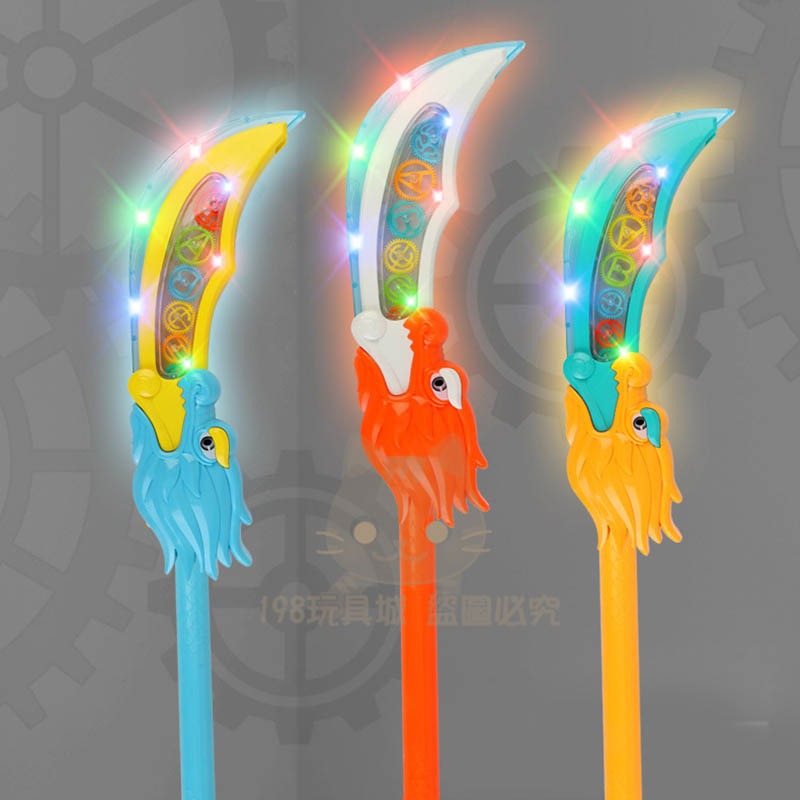 青龍偃月刀 關刀玩具 玩具刀  發光玩具刀 兒童玩具 兵器玩具 男童玩具 台灣現貨 😽198玩具城😽 W1612-細節圖7