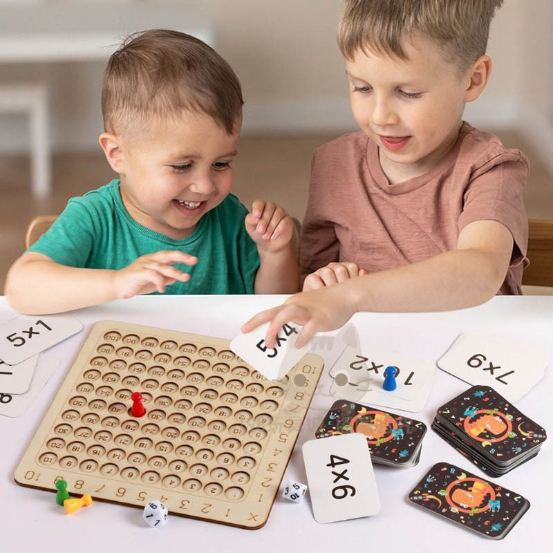 九九乘法表 乘法練習表桌遊 九九乘法教具 九九乘法口訣表 乘法學習 🔥台灣現貨🔥 😽198玩具城😽 W1621-細節圖6