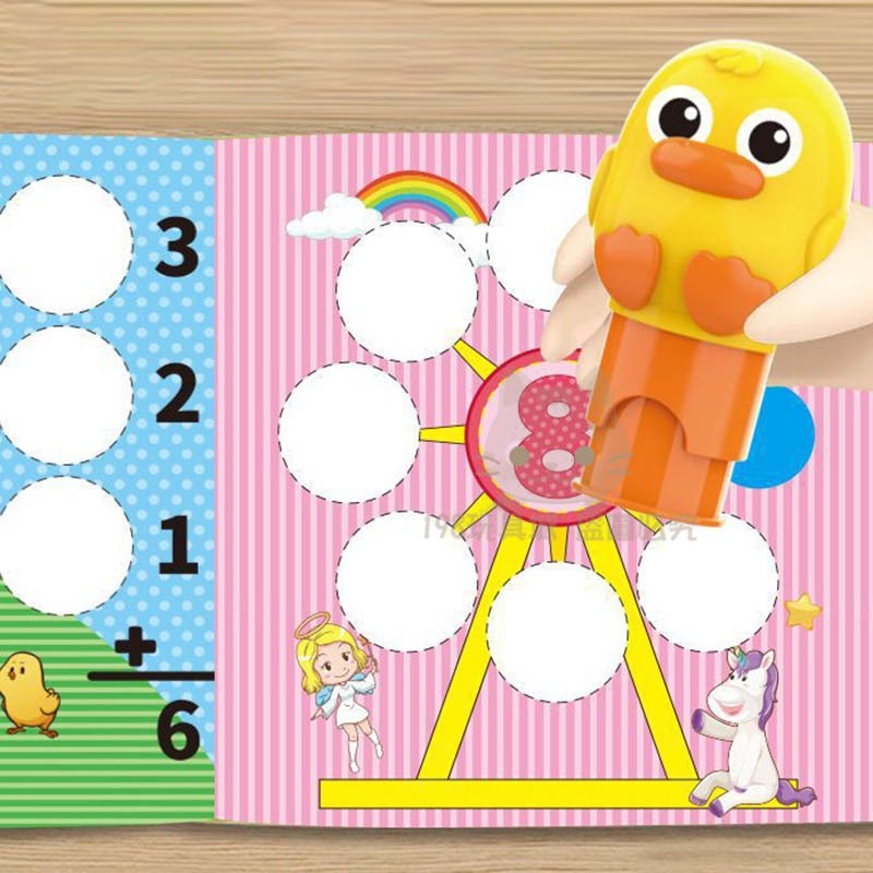 印章貼紙 魔法小印章 魔法印章貼紙 蓋章貼紙 獎勵玩具 卡通冰箱貼紙 台灣現貨🔥 😽198玩具城😽 W1628-細節圖8