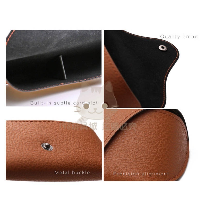 皮革眼鏡盒 眼鏡盒 墨鏡盒 眼鏡收納盒 太陽眼鏡盒 眼鏡收納包 墨鏡收納 台灣現貨 😽198玩具城 W1633-細節圖5