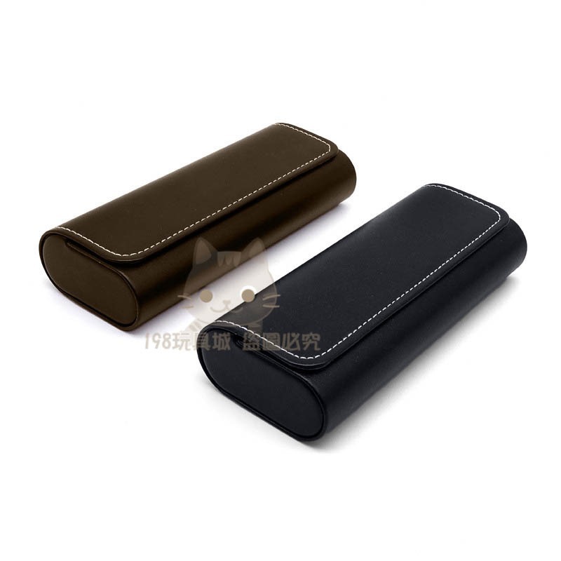 眼鏡盒 皮革眼鏡盒 男生眼鏡盒 磁吸眼鏡盒 眼鏡收納盒 硬殼眼鏡盒 🔥台灣現貨🔥 😽198玩具城 W1636-細節圖6
