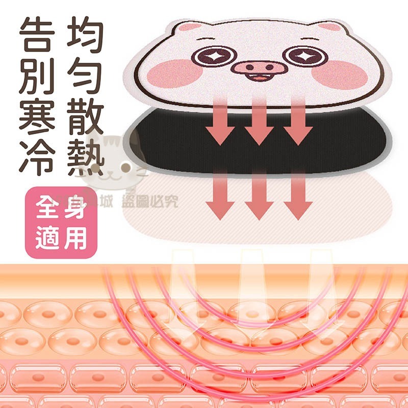 可愛暖暖貼 動物造型暖暖貼 暖暖包 暖宮貼 暖身貼 保暖貼 防寒貼 🔥台灣現貨🔥 😽198玩具城😽 W1647-細節圖4