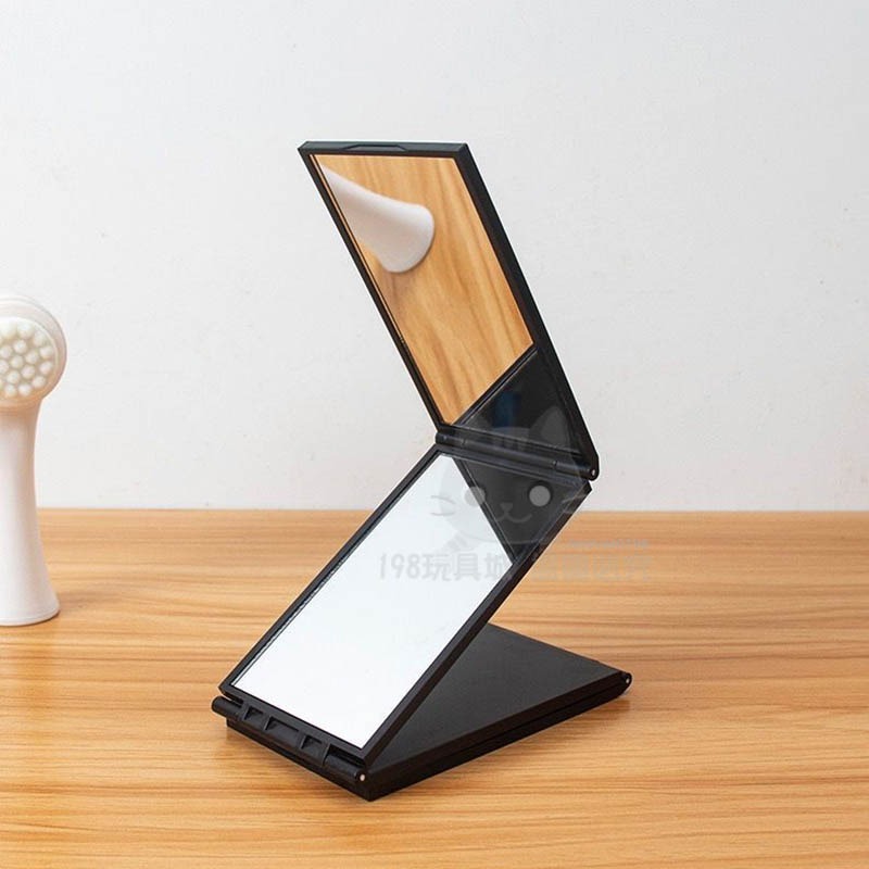 四面鏡 摺疊鏡 美妝鏡 梳妝鏡 隨身後視鏡 後腦勺鏡子 多角度鏡子 台灣現貨🔥 😽198玩具城😽 W1650-細節圖8