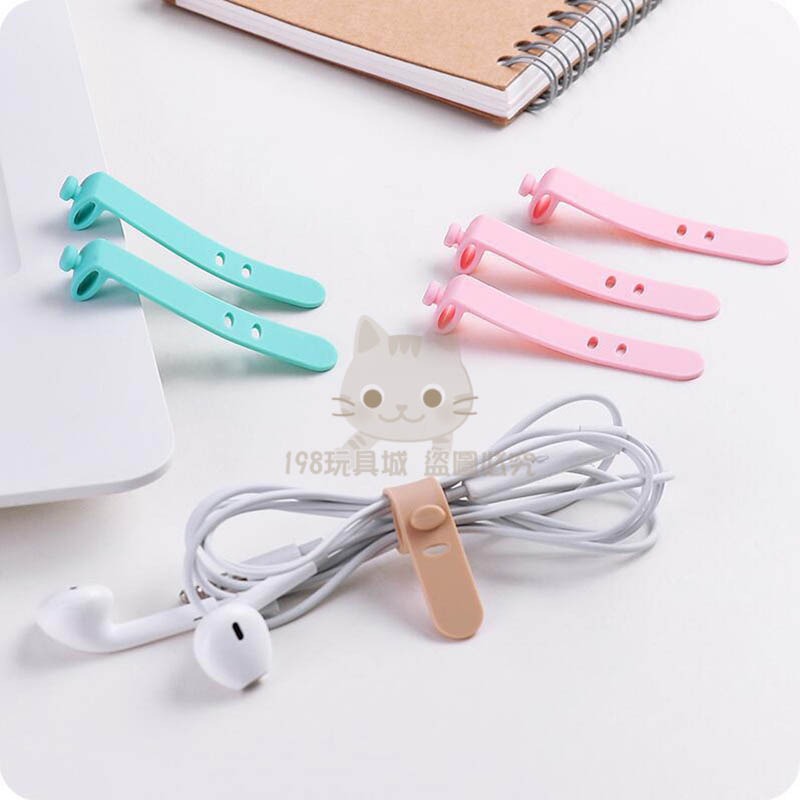 矽膠束線帶 整線器 束線器 綁線 理線 矽膠綁帶 集線器 綁線帶 紮線帶 理線器 台灣現貨 198玩具城 【W1191】-細節圖7