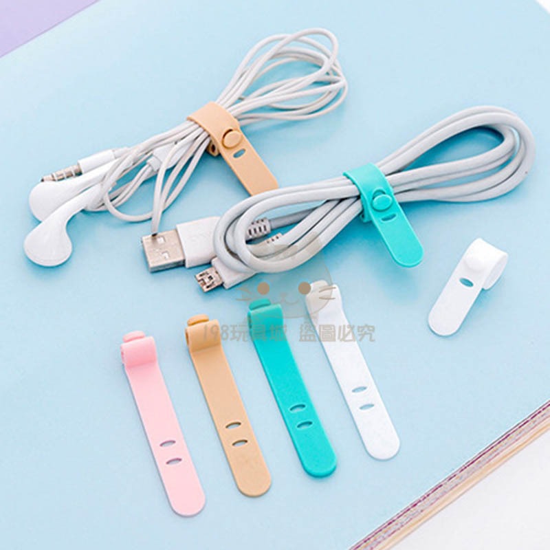 矽膠束線帶 整線器 束線器 綁線 理線 矽膠綁帶 集線器 綁線帶 紮線帶 理線器 台灣現貨 198玩具城 【W1191】-細節圖8