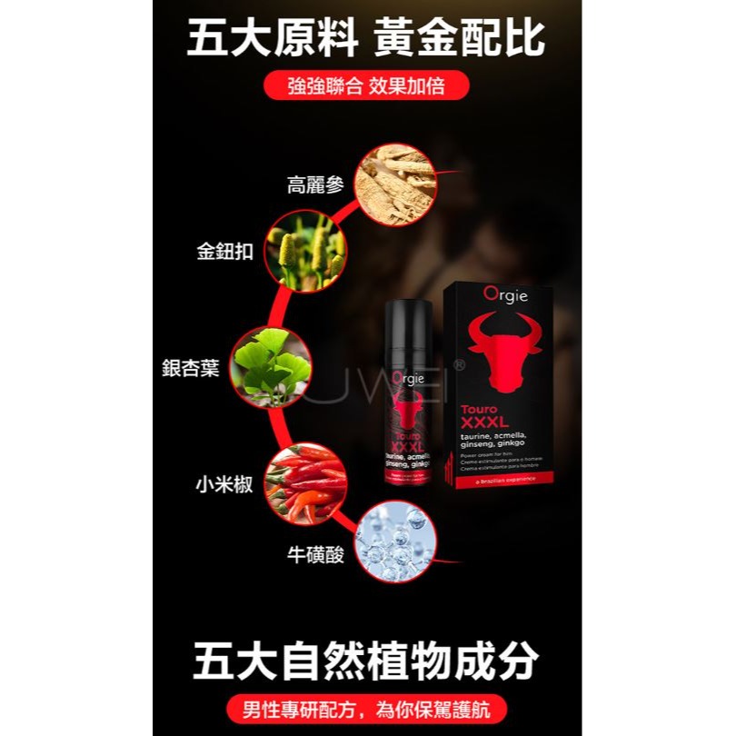 【台灣現貨】葡萄牙 Orgie Touro【加強版】XXXL 鬥牛士男性勃起液 男用賦活修護助挺液-15ml 活力保養液-細節圖4