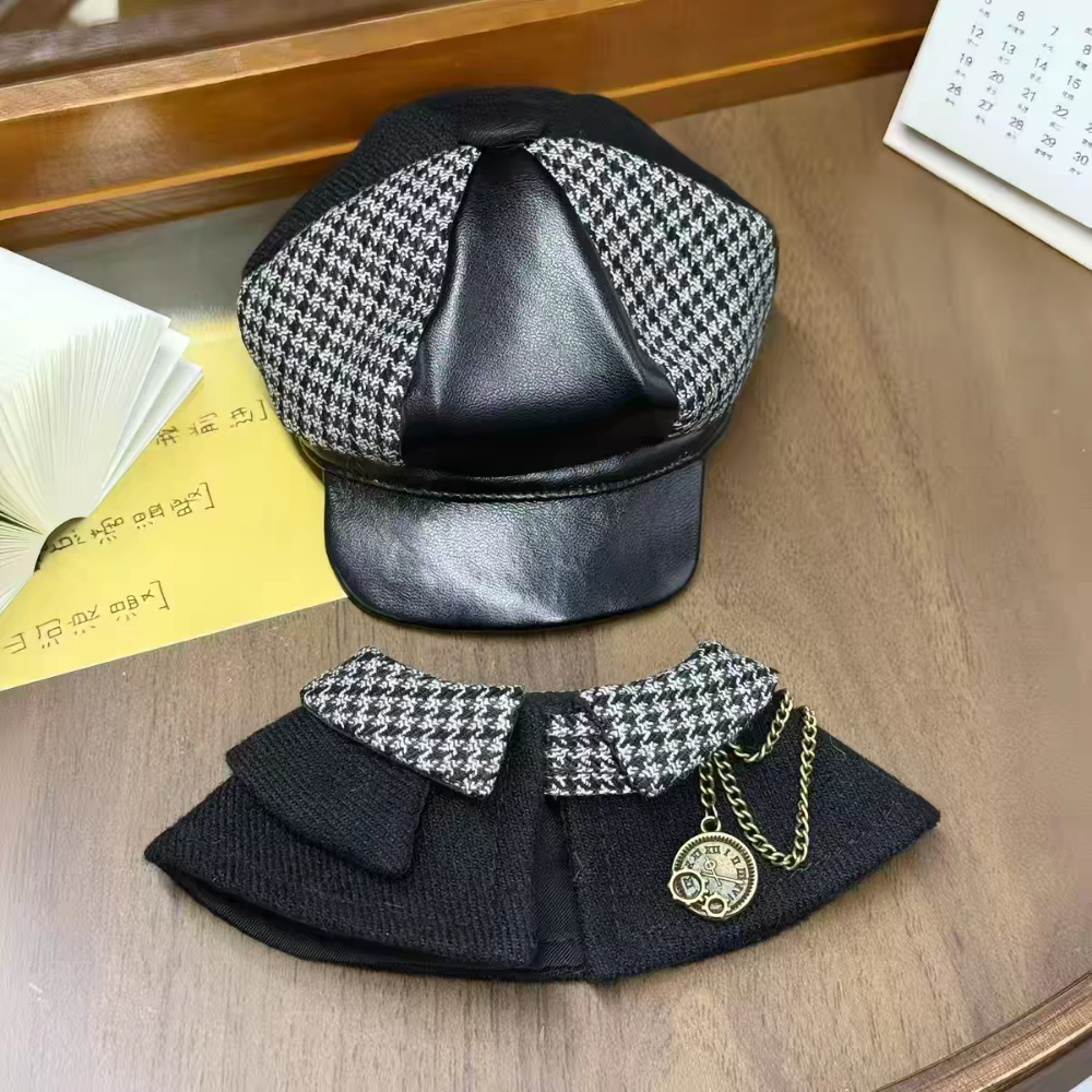 現貨 棉花娃衣 萌探社 10cm labubu娃衣 無屬性 男娃衣 女娃衣 正版 斗篷 披風 cp服 情侶裝-規格圖8