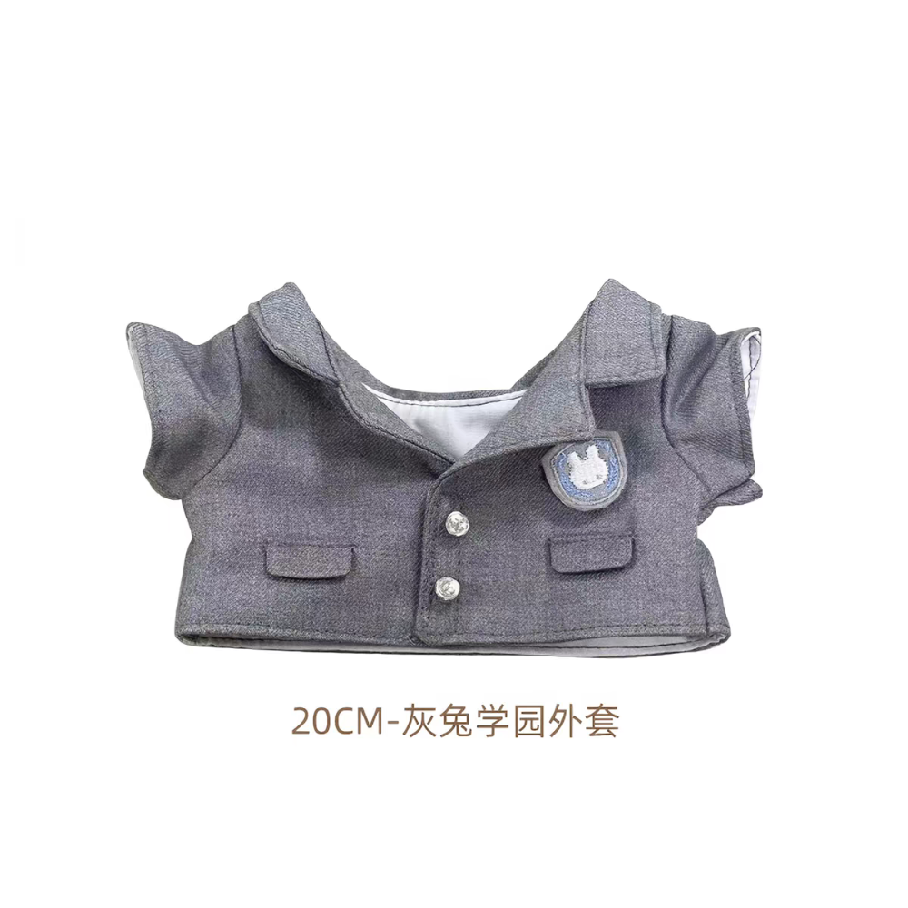 現貨 棉花娃衣 學園制服系列 20cm 正版娃衣 男娃衣 女娃衣 制服 校服 學院 西裝 外套-規格圖3