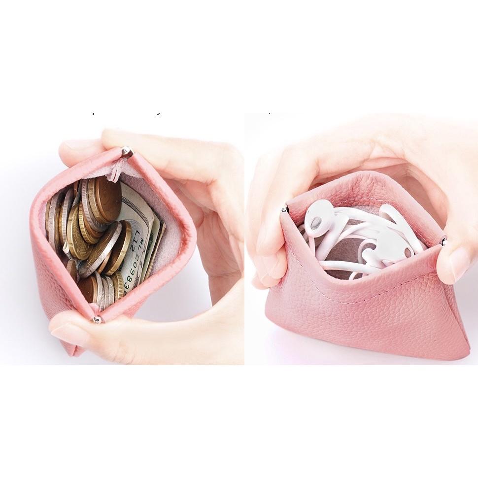 🇺🇸【現貨+預購】Travelambo 擠壓式人工皮革零錢包 耳機包 鑰匙包 收納袋  小物-細節圖4