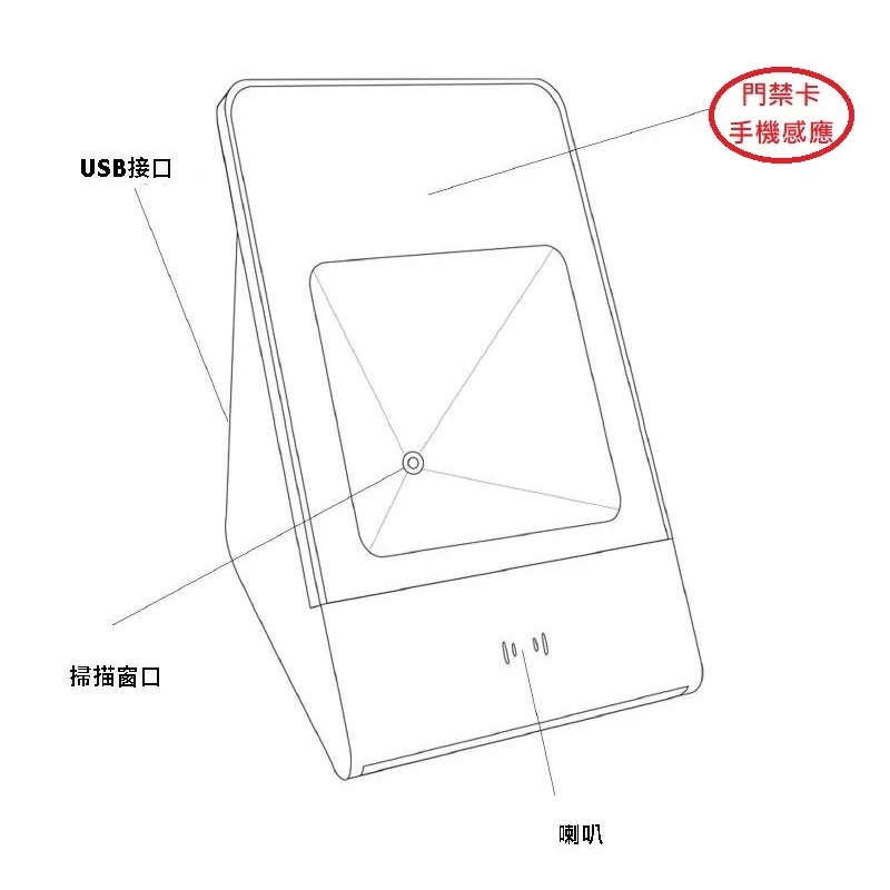 台南 含稅 皇威 DK-7322 經濟型條碼掃描器 「機器內部均無電池」 肚肚微碧選無線 資廚iCHEF不能用-細節圖3