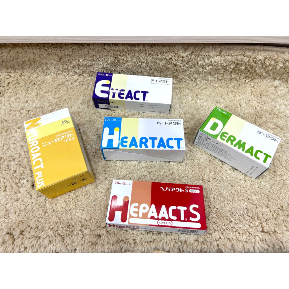 《在台現貨免運》日本全藥 神經元修護液 心錠 肝錠 眼錠 heartact eyeact  neuroact-細節圖5