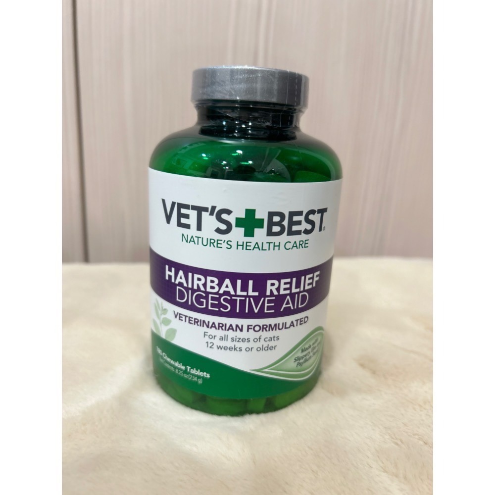 美國 VET＇S BEST 天然草本化毛錠 季節過敏 掉毛止癢錠 shed+itch150顆 60顆 180顆-規格圖1