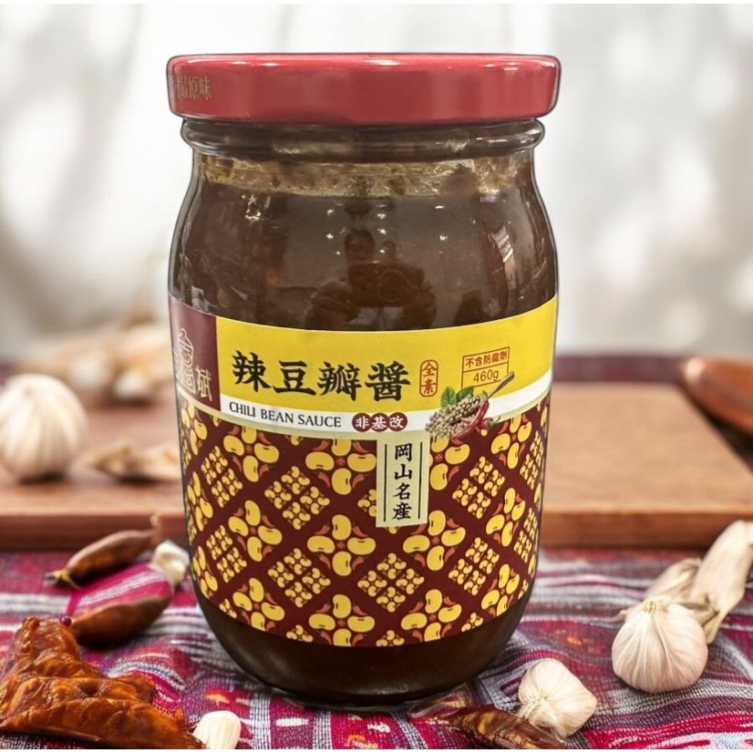 岡山名產辣豆瓣醬 – 無防腐劑的香辣調味醬，讓您的料理層次瞬間提升！-細節圖2