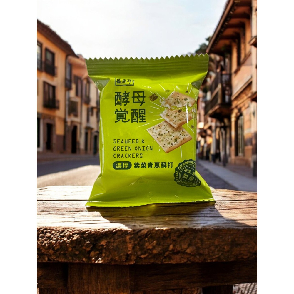 酵母覺醒紫菜青蔥蘇打餅：健康美味的下午茶首選，天然食材，讓每一口都充滿自然香氣！-細節圖3