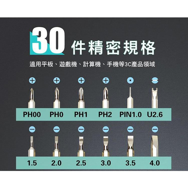 ProsKit 寶工 33合1精密多功能起子组 SD-9826 螺絲起子工具組-細節圖3