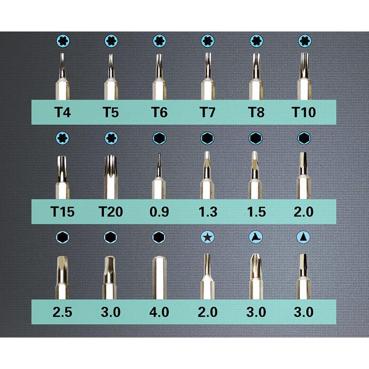 ProsKit 寶工 33合1精密多功能起子组 SD-9826 螺絲起子工具組-細節圖4