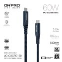 ONPRO UC-C2CPD150 Type-C to Type-C 充電線 快充傳輸線 手機 傳輸 充電傳輸線-規格圖9