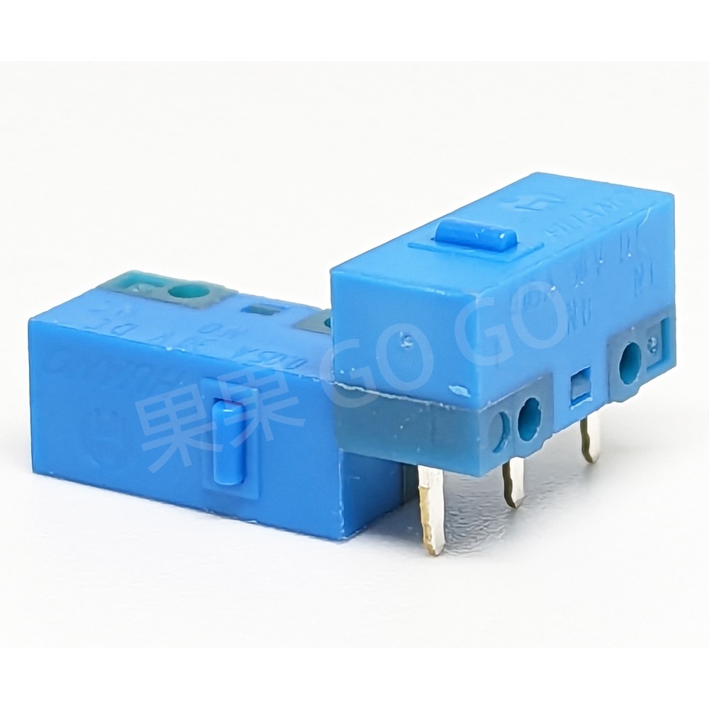 華諾 HUANO 藍殼 透明 藍點 粉點 微動 新款 滑鼠 微動開關 5 8千萬 億 次壽命🔸現貨🔸-規格圖1