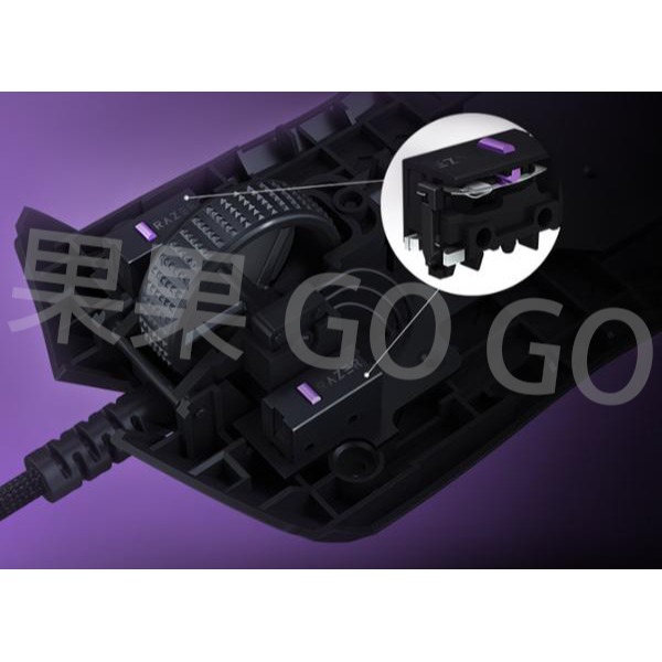 雷蛇 Razer 滑鼠 光學 光 微動 微動開關 7 8 9千萬壽命 巴塞利斯V2 毒蝰終極版無線 巴塞利斯蛇終極版-細節圖2