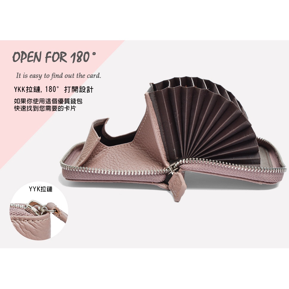 MDMS⭐多功能/真皮/短夾/日韓/女士/錢包/短款/RIFD防盜/風琴/卡包/牛皮/手拿包/拉鍊包/零錢包B830-細節圖3