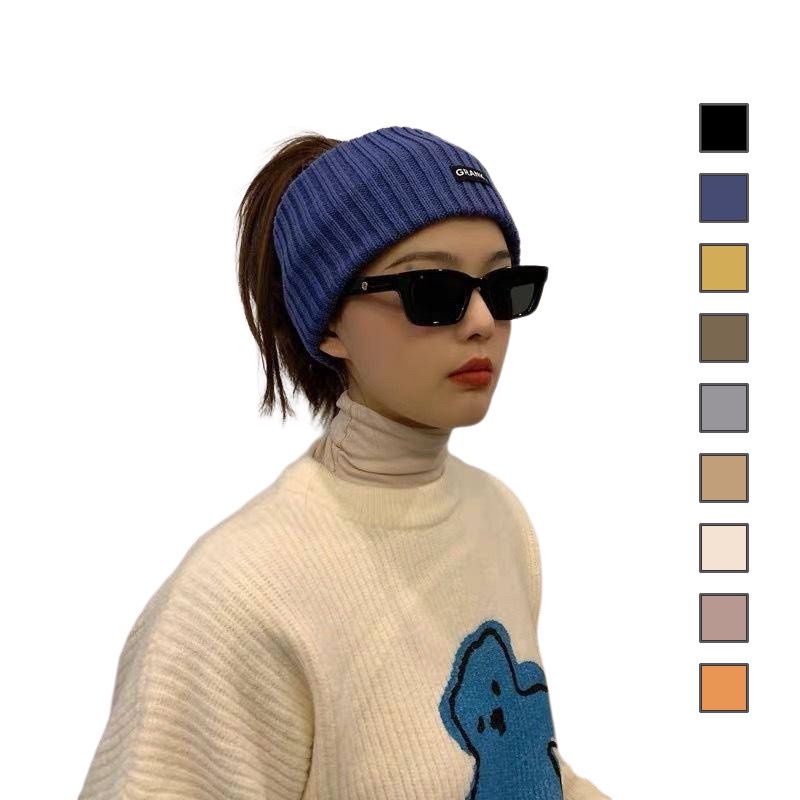 MDMS⭐楊超越同款/日常百搭/多色可選/韓國/字母/網紅/寬邊/洗臉/彈性針織/運動/頭飾/頭套/束髮帶/A001-細節圖2