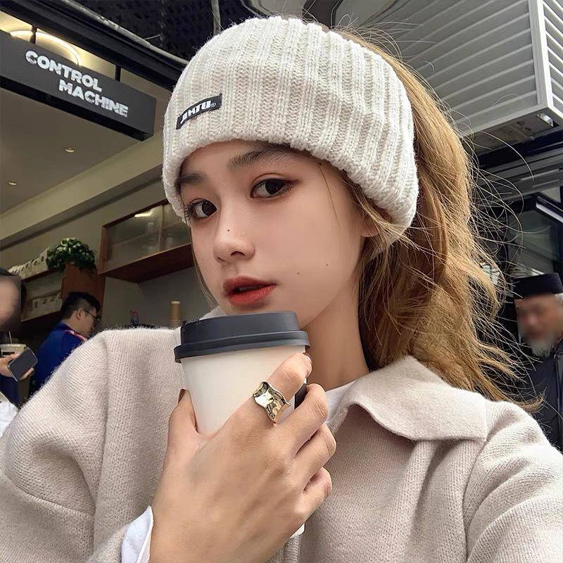 MDMS⭐楊超越同款/日常百搭/多色可選/韓國/字母/網紅/寬邊/洗臉/彈性針織/運動/頭飾/頭套/束髮帶/A001-細節圖9