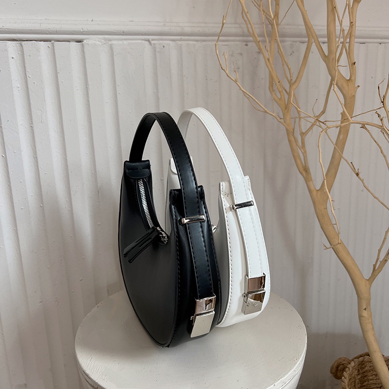 MDMS⭐月牙包/小廢包/網紅包/小眾設計/手提包/韓國/ins風/辣妹包/腋下包/金屬扣/小圓包/女包/小包B825-細節圖4