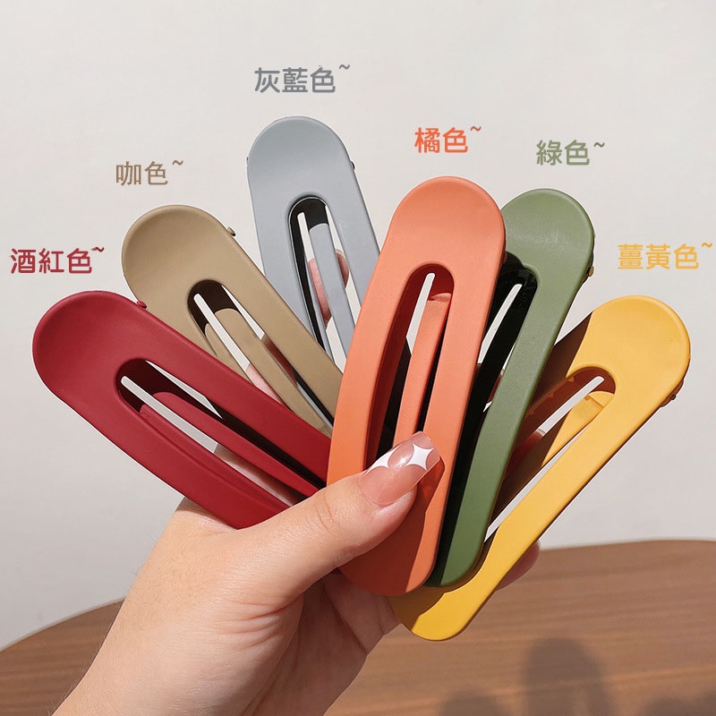 MDMS⭐️網紅髮夾/大號/一字夾/邊夾/鴨嘴夾/韓版/後腦勺/頭髮大夾子/髮飾類/頂夾/劉海卡子/髮卡/頭飾A082-細節圖3