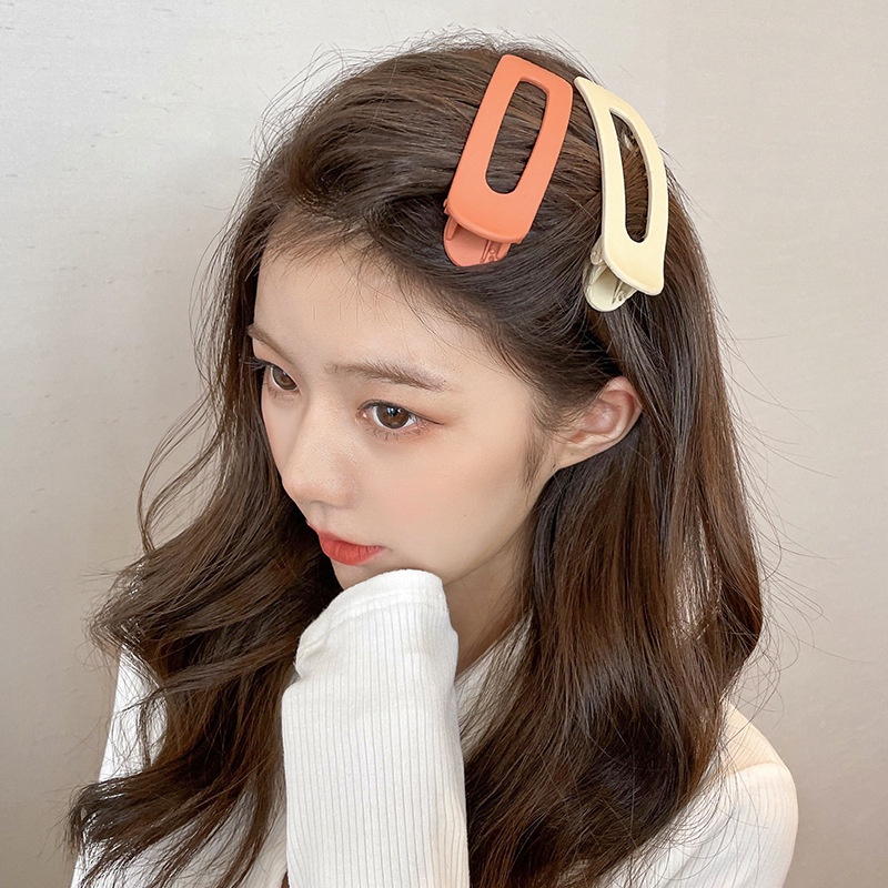 MDMS⭐️網紅髮夾/大號/一字夾/邊夾/鴨嘴夾/韓版/後腦勺/頭髮大夾子/髮飾類/頂夾/劉海卡子/髮卡/頭飾A082-細節圖8