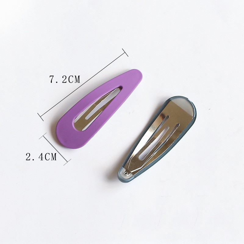 MDMS⭐馬卡龍色系/日韓系/甜美/磨砂夾/少女心/BB夾/劉海夾/簡約/邊夾/一字夾/髮飾類/霧面髮夾/A058-細節圖7