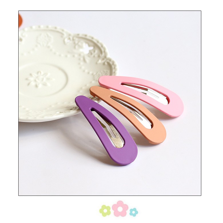 MDMS⭐馬卡龍色系/日韓系/甜美/磨砂夾/少女心/BB夾/劉海夾/簡約/邊夾/一字夾/髮飾類/霧面髮夾/A058-細節圖8