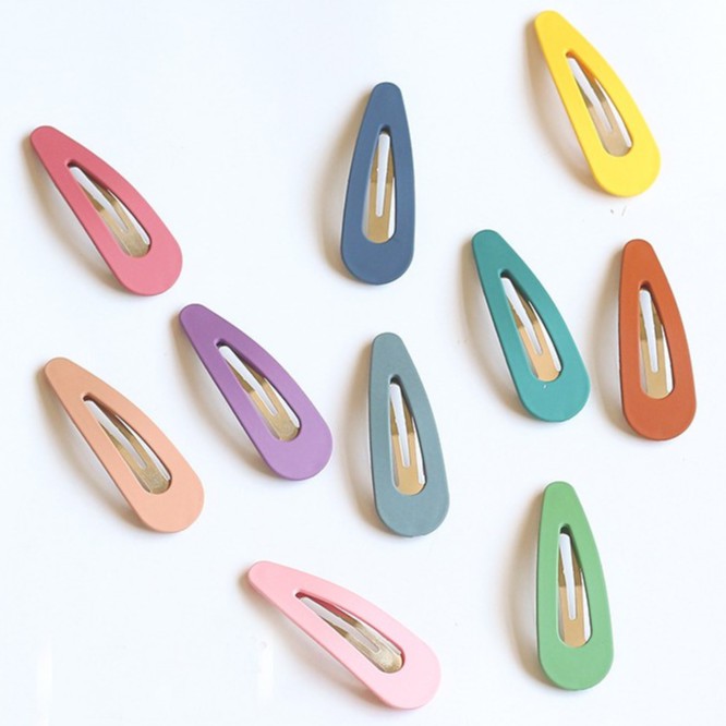 MDMS⭐馬卡龍色系/日韓系/甜美/磨砂夾/少女心/BB夾/劉海夾/簡約/邊夾/一字夾/髮飾類/霧面髮夾/A058-細節圖9