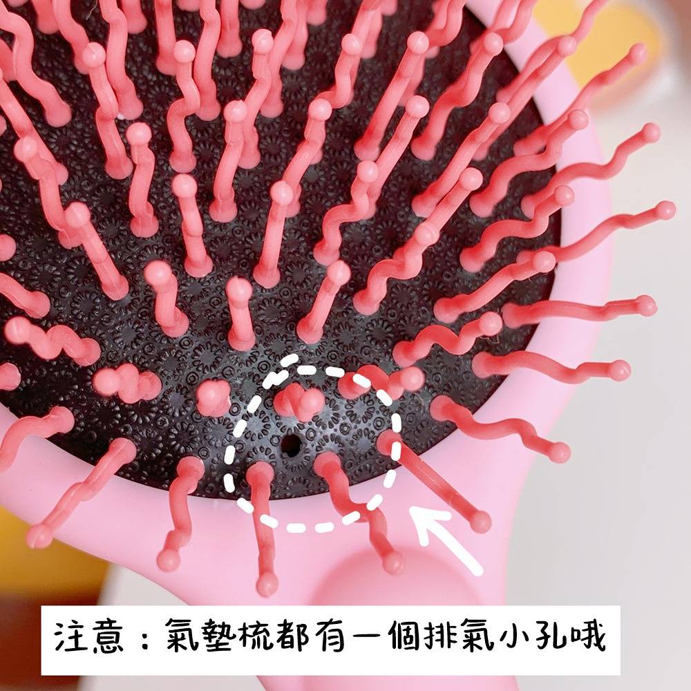 MDMS⭐韓國/可愛/卡通/軟萌/鏡子/好用小物/按摩梳/一體/迷你/便攜/隨身/氣囊/氣墊/按摩/梳子/A048-細節圖8