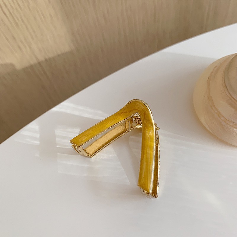 MDMS⭐現貨/韓國/網紅/ins風/氣質/少女/髮飾類/髮夾/抓夾/碎髮夾/小鯊魚夾/瀏海夾/頭飾/V型髮夾A064-細節圖8