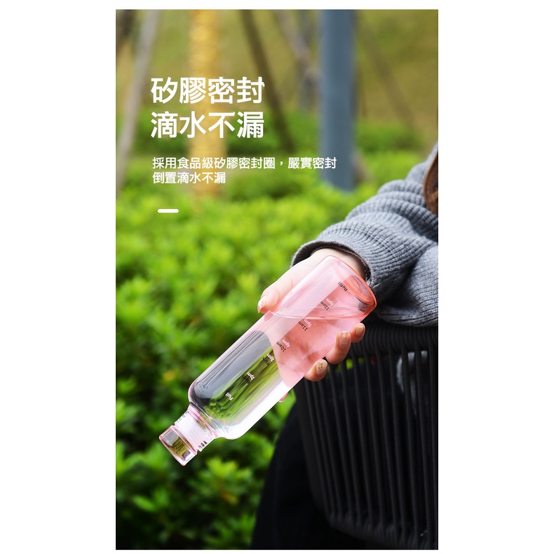MDMS⭐️小紅書同款/玻璃瓶/直飲水瓶/精選好物/學生/透明瓶/大容量/水杯/水瓶/瓶子/玻璃瓶/玻璃杯A084-細節圖4