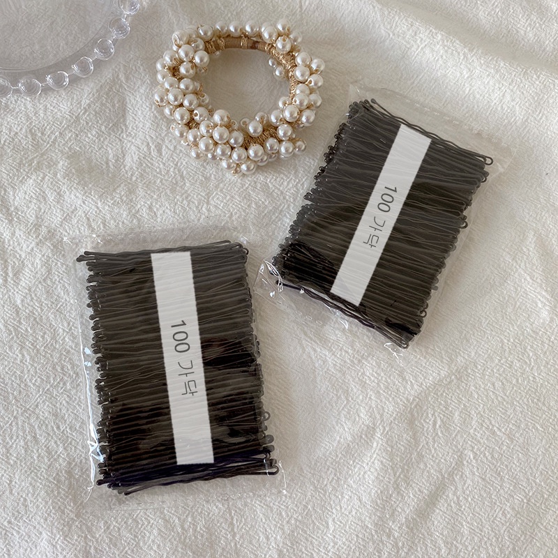 MDMS⭐現貨/韓式/一字夾/髮飾類/側邊夾/瀏海夾/碎髮夾/髮夾/簡約百搭/邊夾/黑色夾子/百搭造型 A027-細節圖4