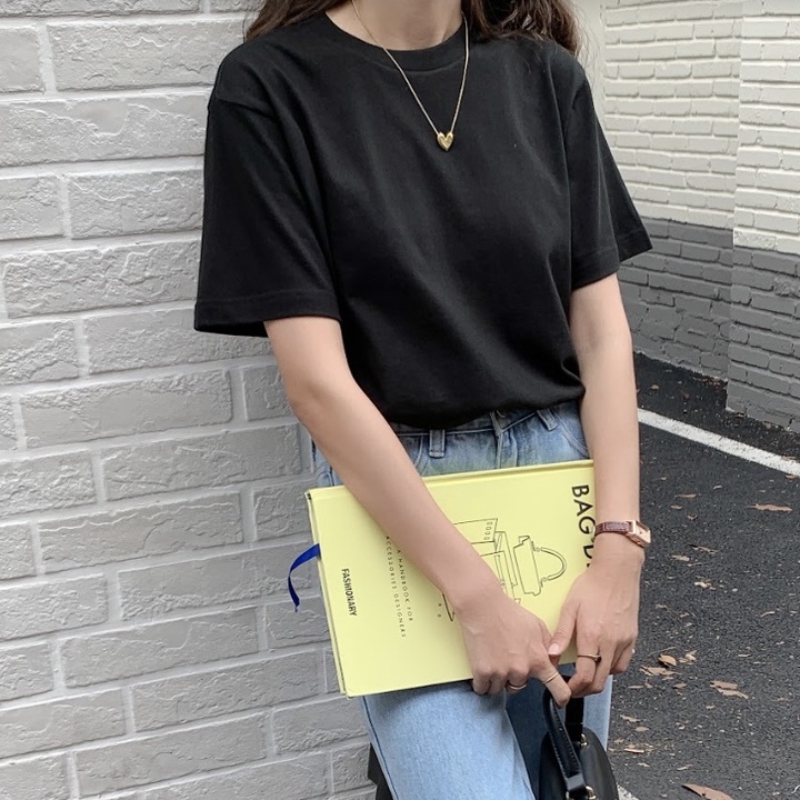 MDMS⭐️高磅數/男女素T/超經典/基本款/日本/重磅純棉/短袖/t恤/純色/素面/圓領/空白衫/潮牌/素T/E334-細節圖3